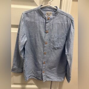 😎BUNDLE 4 for $50😎 Next direct • Boys Light Blue Button-Down Shirt